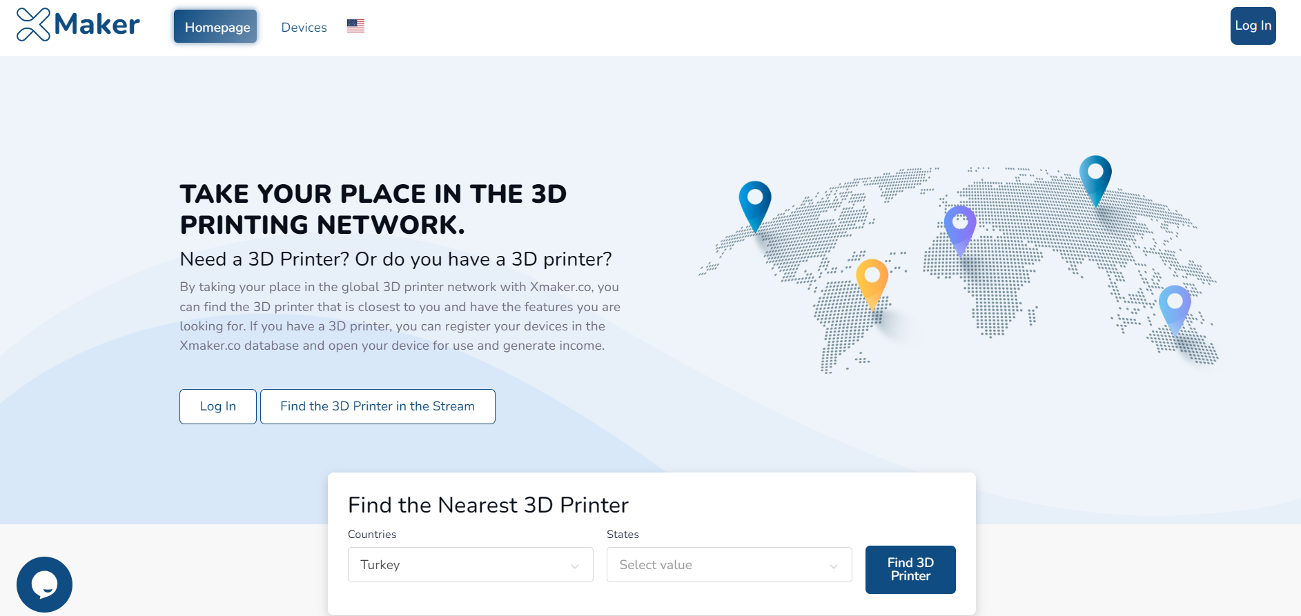 Paylaşım Ekonomisine Dayalı Global 3D Yazıcı Ağı